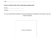 Wzór ogłoszenia o znalezieniu psa