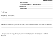 wzór listu do więzienia